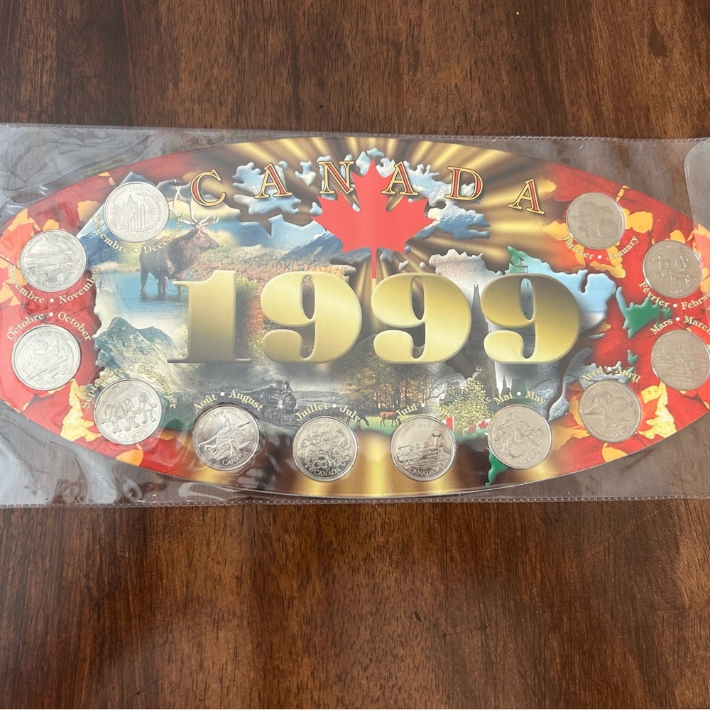Canada Coins - 25 Cents - 1999 Millenium Quarter Presentation Set
